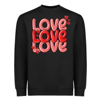Black love valentines day Heavyweight Sweatshirt - MaliasSmallBusiness
