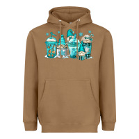 Toasted Coconut winter christmas gnomes coffee cups Heavyweight Hoodie - Jasminsmagicworld