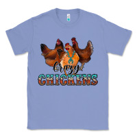 Colony Blue crazychickens Classic Tee - CowhideDigitalArt