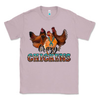 Lilac crazychickens Classic Tee - CowhideDigitalArt