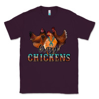 Plum crazychickens Classic Tee - CowhideDigitalArt