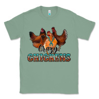 Sage crazychickens Classic Tee - CowhideDigitalArt