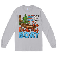 Moon Dust lake life floats my boat Long Sleeve Tee - HRA Design Shop