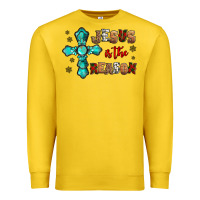 Lemon jesus is the reason for this season christmas Premium Sweatshirt - Jasminsmagicworld