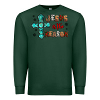 Sports Green jesus is the reason for this season christmas Premium Sweatshirt - Jasminsmagicworld