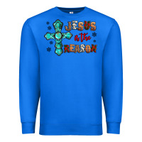 True Royal jesus is the reason for this season christmas Premium Sweatshirt - Jasminsmagicworld