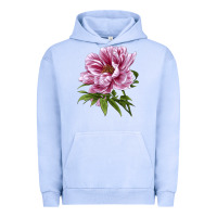 Pigment Grape Ice Peony Flower Illustrations Urban Hoodie - LillyAllenDesigns