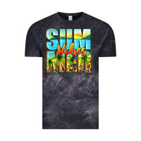 Cloud Black summer vibes Vintage Tee - Zillion Design Studio