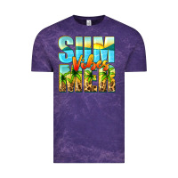 Cloud Purple summer vibes Vintage Tee - Zillion Design Studio