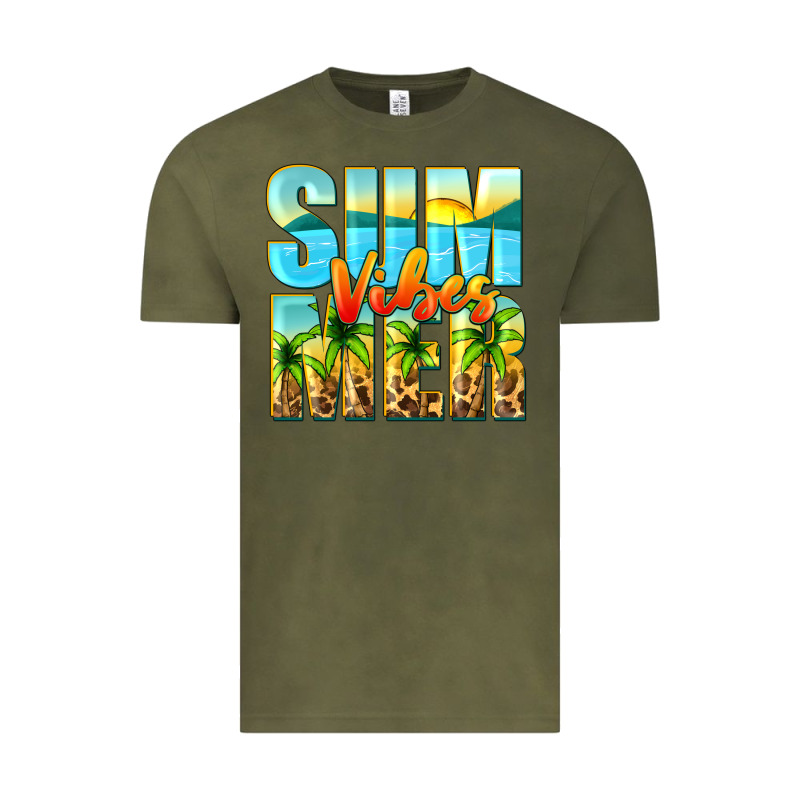 Summer Vibes Vintage Tee by Zillion Design Studio | Teevron