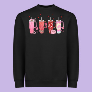 Obsessive Cup Disorder Valentines Day Heavyweight Sweatshirt Designed By Maliassmallbusiness