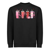 Black obsessive cup disorder valentines day Heavyweight Sweatshirt - MaliasSmallBusiness