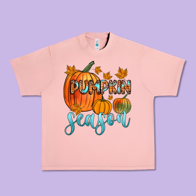 Pumpkin Season Urban Heavy Tee Designed By Zillion Design Studio