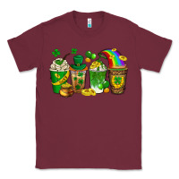 Burgundy st. patricks day coffee drinks Classic Tee - Neo Western