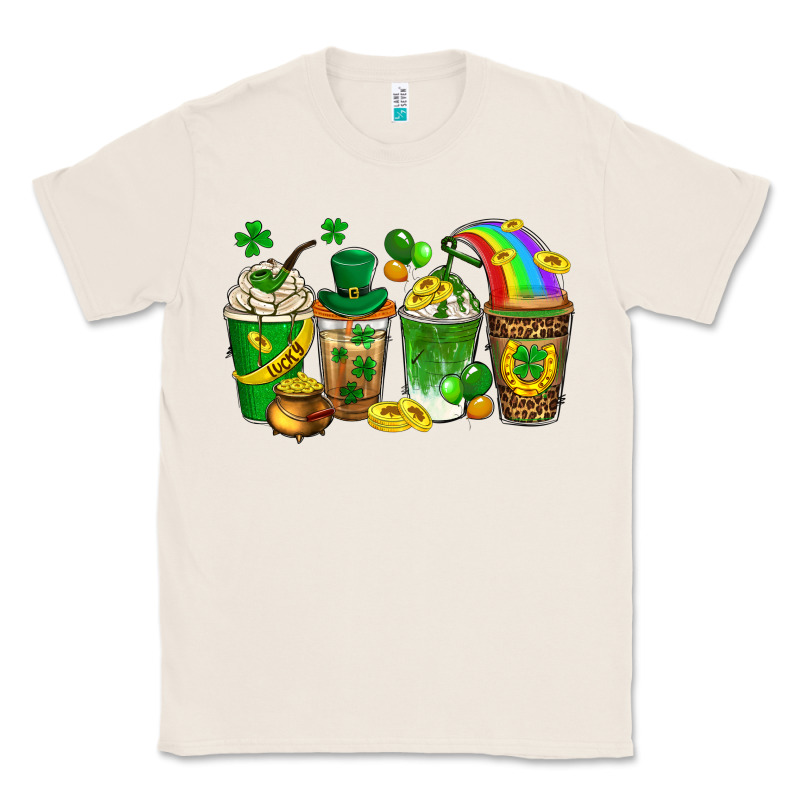 St. Patricks Day Coffee Drinks Classic Tee by Neo Western | Teevron