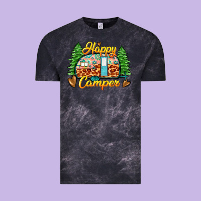 Happy Camper Vintage Tee Designed By Zillion Design Studio