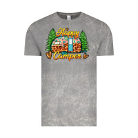 Cloud Rock happy camper Vintage Tee - Zillion Design Studio