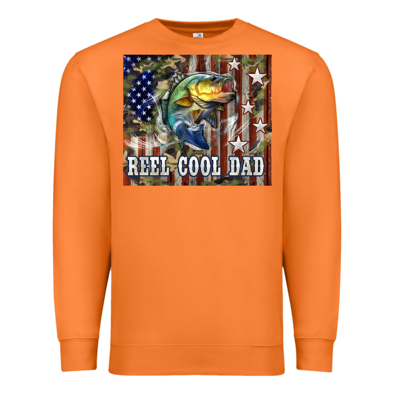 Western Reel Cool Dad Bass Premium Sweatshirt by LillyAllenDesigns | Teevron