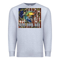 Heather Grey Western Reel Cool Dad Bass Premium Sweatshirt - LillyAllenDesigns