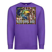 Purple Western Reel Cool Dad Bass Premium Sweatshirt - LillyAllenDesigns