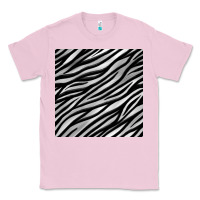 Bubblegum Pink Zebra Seamless Pattern, Classic Tee - BundleAndBundleShop