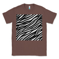 Chestnut Zebra Seamless Pattern, Classic Tee - BundleAndBundleShop
