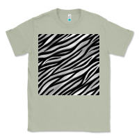 Matcha Zebra Seamless Pattern, Classic Tee - BundleAndBundleShop