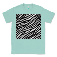 Seafoam Zebra Seamless Pattern, Classic Tee - BundleAndBundleShop