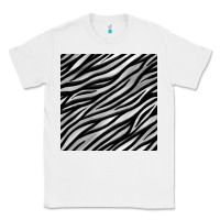 White Zebra Seamless Pattern, Classic Tee - BundleAndBundleShop