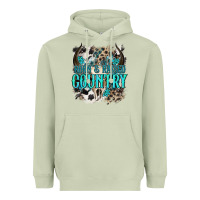 Matcha born  raised country Heavyweight Hoodie - NancyCooperArtShop