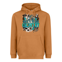 Meerkat born  raised country Heavyweight Hoodie - NancyCooperArtShop