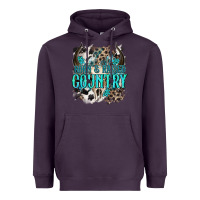 Plum born  raised country Heavyweight Hoodie - NancyCooperArtShop