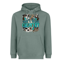 Sage born  raised country Heavyweight Hoodie - NancyCooperArtShop