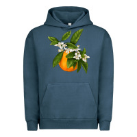 Pigment Midnight Navy Tangerine Urban Hoodie - LillyAllenDesigns