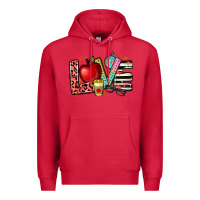 Cardinal love teacher Premium Hoodie - NancyCooperArtShop