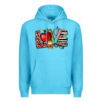 Ocean Blue love teacher Premium Hoodie - NancyCooperArtShop