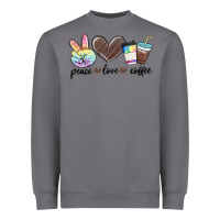 Storm peace love coffee Heavyweight Sweatshirt - MaliasSmallBusiness