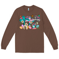Chestnut Western rabbit with Cross and flowers Long Sleeve Tee - Neo Western