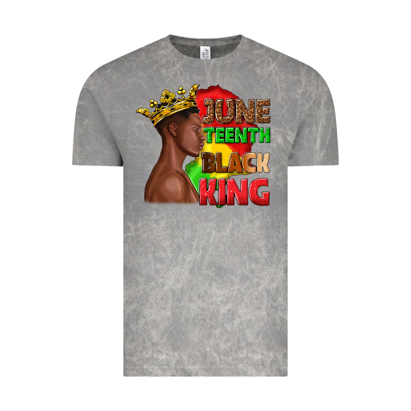 Juneteenth Black King Vintage Tee by texasbilliewilder | Teevron