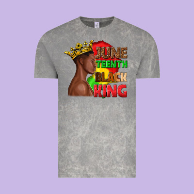 Vintage Tee juneteenth black king