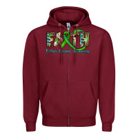 Burgundy faith kidney disease awareness Zipper Hoodie - JahusDesignShop