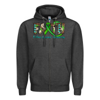Charcoal Heather faith kidney disease awareness Zipper Hoodie - JahusDesignShop
