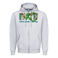Faith Kidney Disease Awareness Zipper Hoodie | Teevron