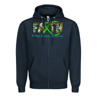 Navy faith kidney disease awareness Zipper Hoodie - JahusDesignShop