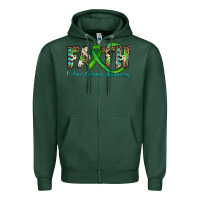 Sports Green faith kidney disease awareness Zipper Hoodie - JahusDesignShop