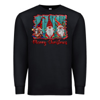 Black merry christmas gnomes Premium Sweatshirt - BarkalooDesign