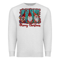Oatmeal Heather merry christmas gnomes Premium Sweatshirt - BarkalooDesign