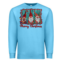 Ocean Blue merry christmas gnomes Premium Sweatshirt - BarkalooDesign