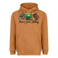 Meerkat peace love turkey Heavyweight Hoodie - LillyAllenDesigns