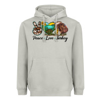Moon Dust peace love turkey Heavyweight Hoodie - LillyAllenDesigns